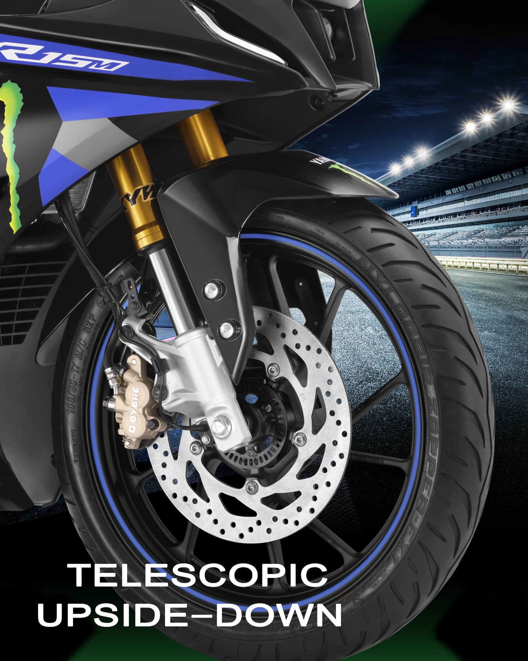 ยามาฮ่าเผยโฉม NEW YAMAHA R15M ลายพิเศษ Monster Black