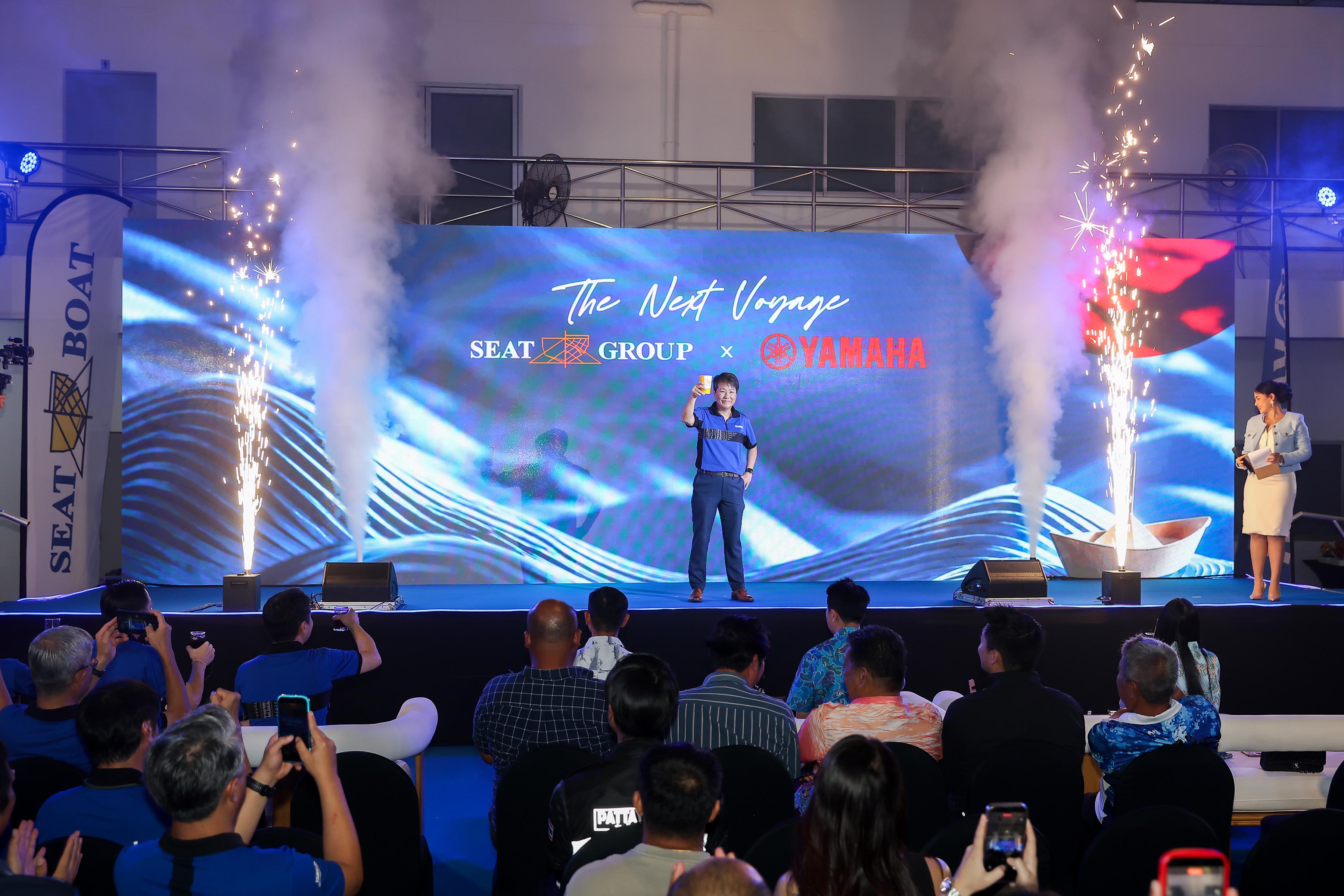 ยามาฮ่าร่วมแสดงความยินดี เปิดอาณาจักร SEAT BOAT PATTAYA