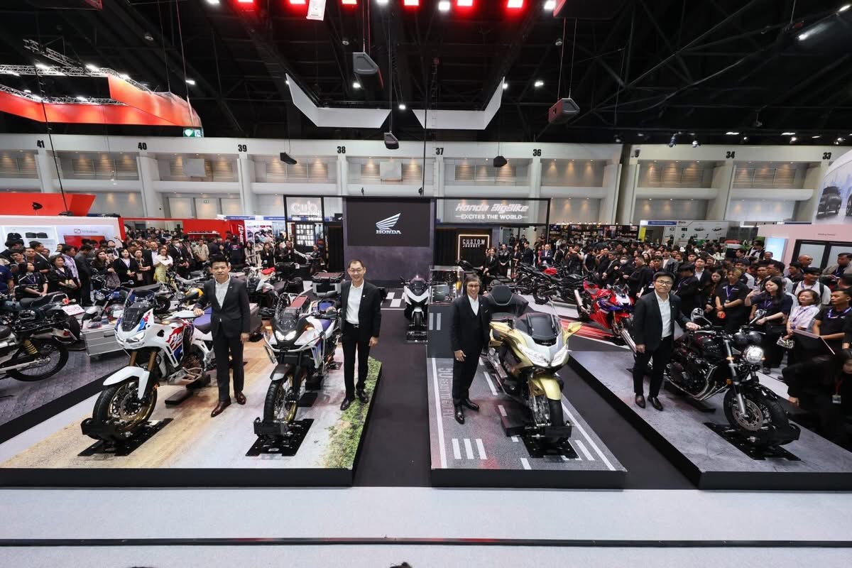 ไทยฮอนด้ายกทัพส่งท้ายปี! เปิดตัว 4 รุ่นใหม่ ครบทุกสไตล์การขับขี่ ในงาน Motor Expo 2025
